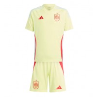 Maglia Calcio Spagna Seconda Divisa Bambino Europei 2024 Manica Corta (+ pantaloncini)